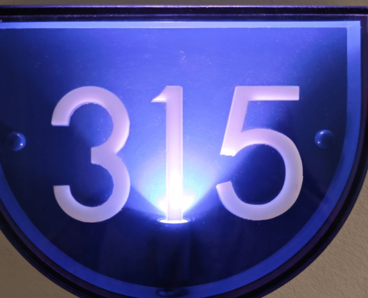 Illuminated House Address Signs